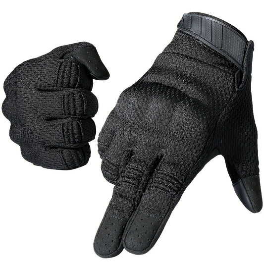 Touch Screen Full Finger Gloves for Outdoor Activities