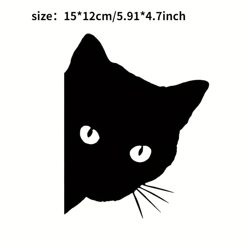 2pcs Cat Stealing Car Stickers Funny Vinyl Car Stickers