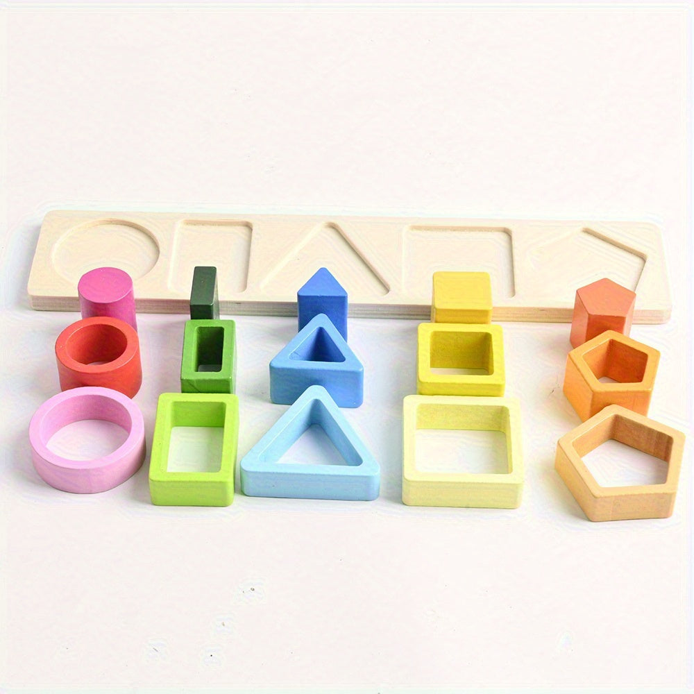 Wooden Interlocking Toy Set for Boys and Girls
