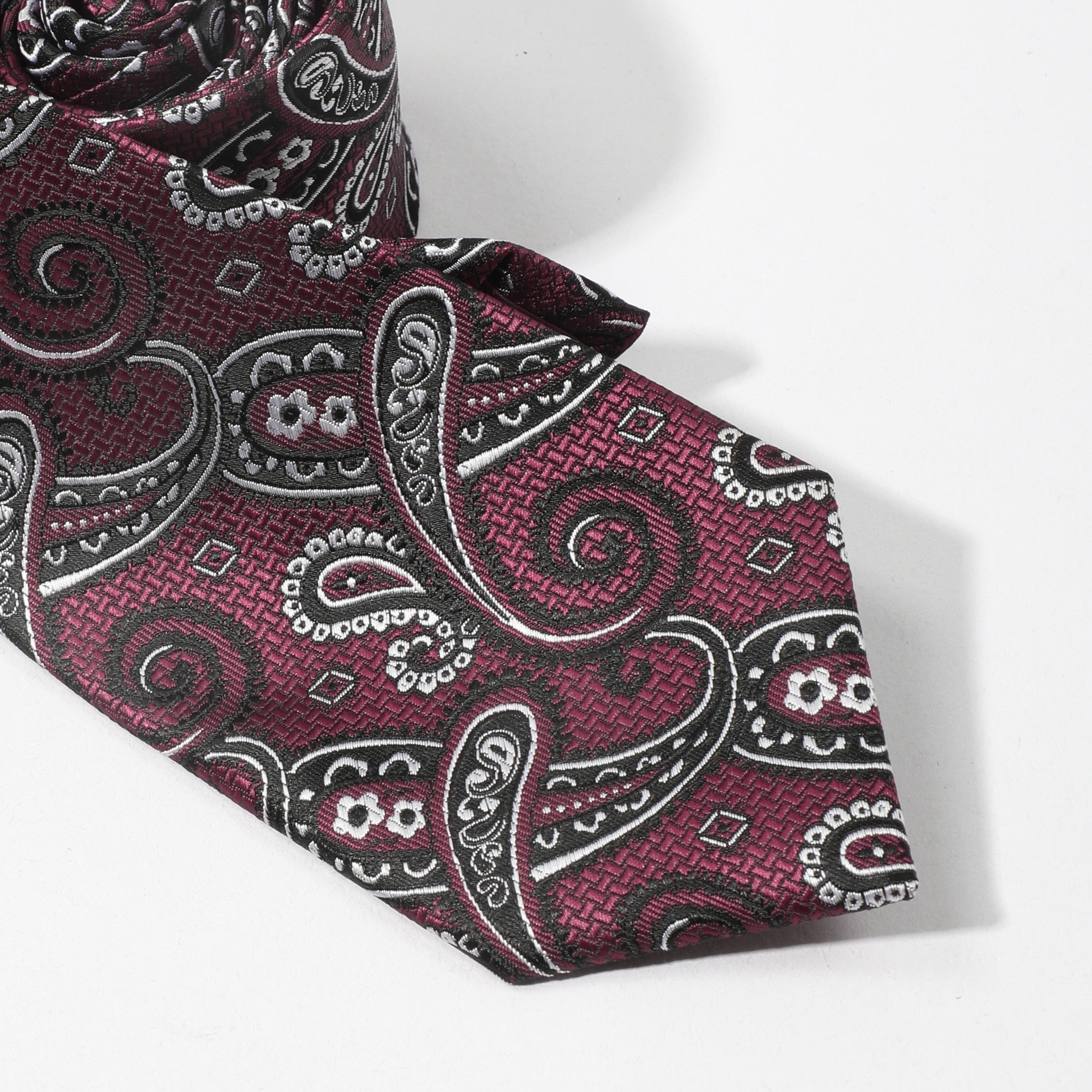 Men's Paisley Necktie Business Wedding Party Tie Great Gift