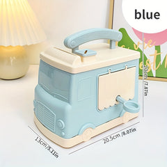Creative Bunny Mushroom House Deposit Can for Kids Storage