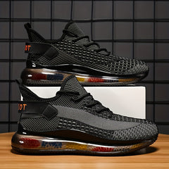 Men's Lightweight Lace-Up Sneakers for Running