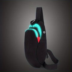 Shark Reflective Fanny Pack Waterproof Waist Bag With USB Charging Port