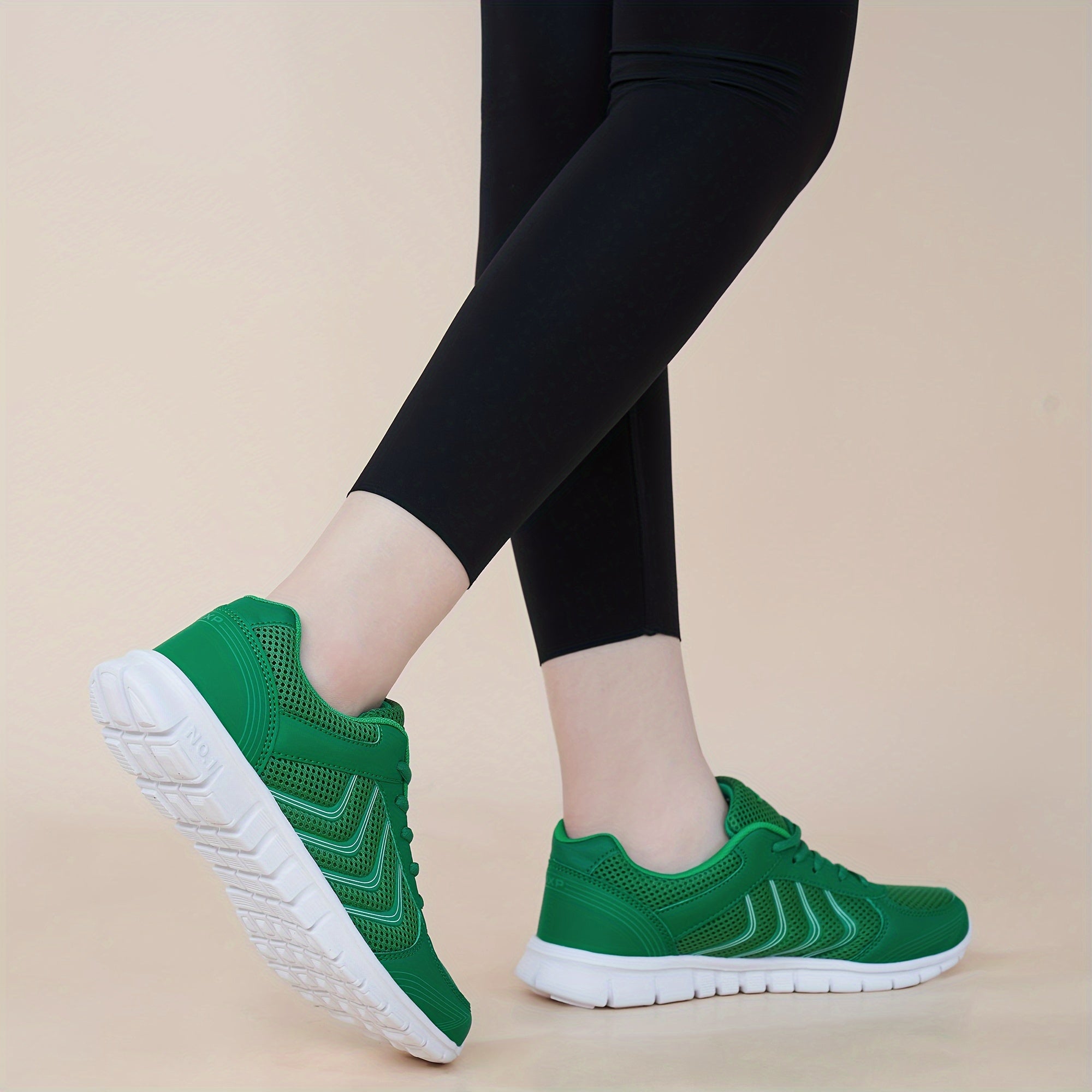 Women's Breathable Mesh Athletic Sneakers Lace Up Comfort Shoes