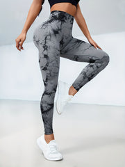 Tie Dye Yoga Workout Pants High Stretch Leggings Women's Activewear