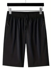 Men's Comfy Breathable Shorts Elastic Waist Drawstring Shorts