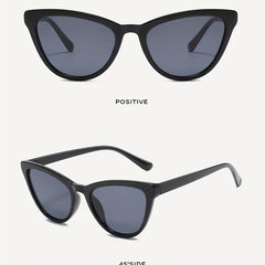 Small Frame Plastic Teeth Cat Eye Men's Sunglasses