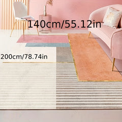 Abstract Modern Nordic Area Rugs Geometric Pattern Indoor Mat