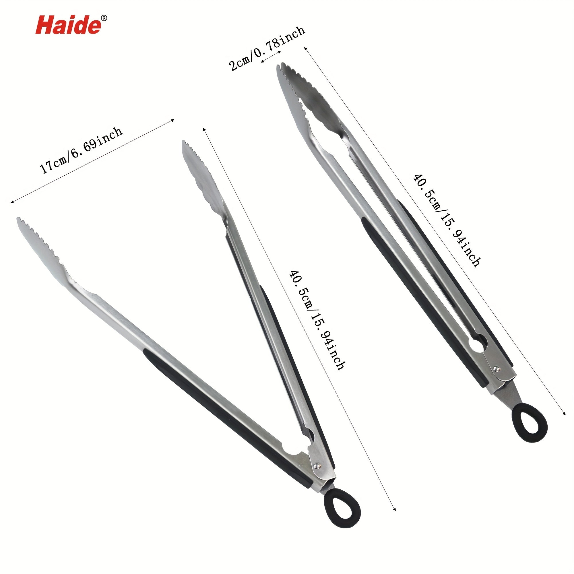 40 Food Tongs Stainless Steel Kitchen Tongs Non Stick Clip Heat Resistant