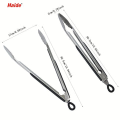 40 Food Tongs Stainless Steel Kitchen Tongs Non Stick Clip Heat Resistant