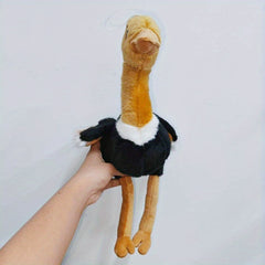 Ostrich Plush Toy Realistic Animal Doll Soft Bird Halloween Christmas