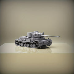 Mini Tank Model 3D Printed ABS Resin Military Collectible