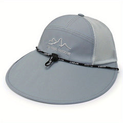 Mesh Sun Hat UV Protection Solid Visor Hat