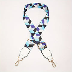 Geometric Pattern Bag Strap Lightweight Adjustable Accessories