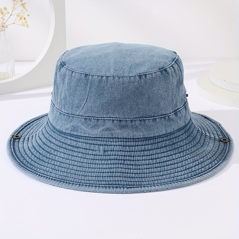 Packable Fishing Travel Bucket Cap Hat Boonie Hat For Hiking Beach