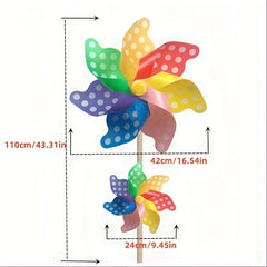 DIY Windmill Toy Rotation Outdoor Classic Toy Garden Decoration