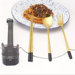 Portable Travel Cutlery Set Stainless Steel Reusable Camping Tableware