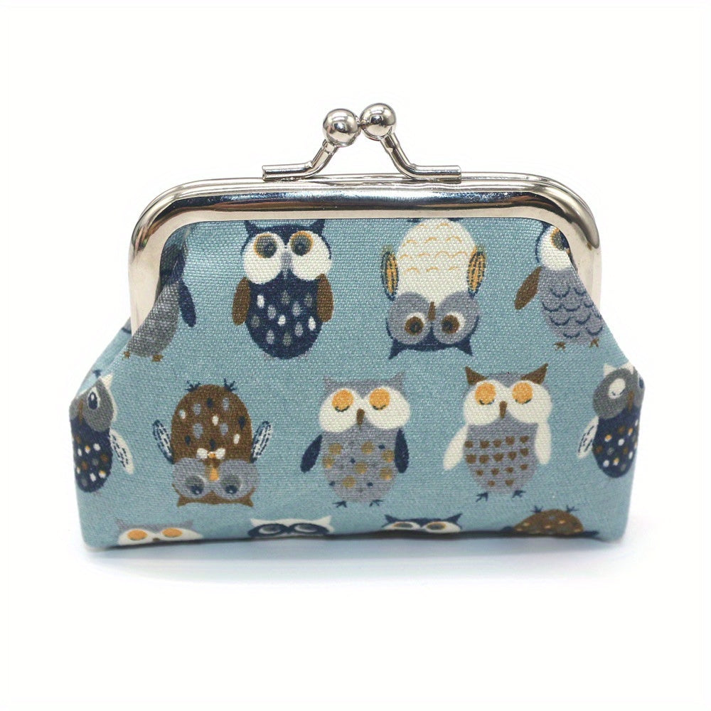 Owl Coin Purse Bag Key Bag Birthday Gift Hasp Money Bags Wallet Clutch Bag