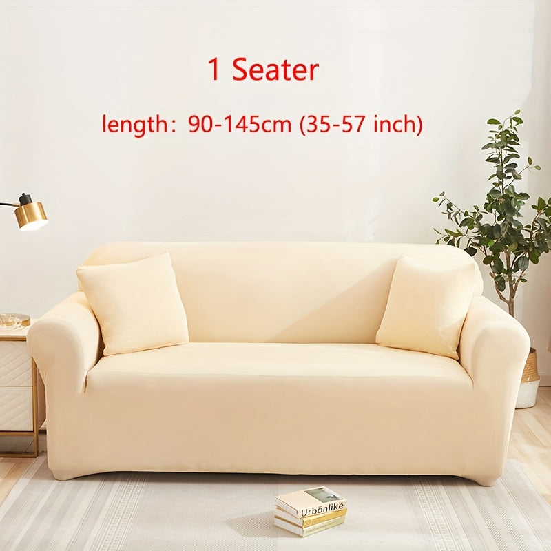 Leaf Printed Sofa Slipcover Non Slip Couch Cover Soft Breathable Elastic