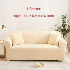 Leaf Printed Sofa Slipcover Non Slip Couch Cover Soft Breathable Elastic