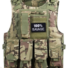 100 Savage Embroidered Morale Patches with Hook and Loop