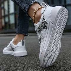 Women's Mesh Outdoor Sneakers Breathable Skate Shoes