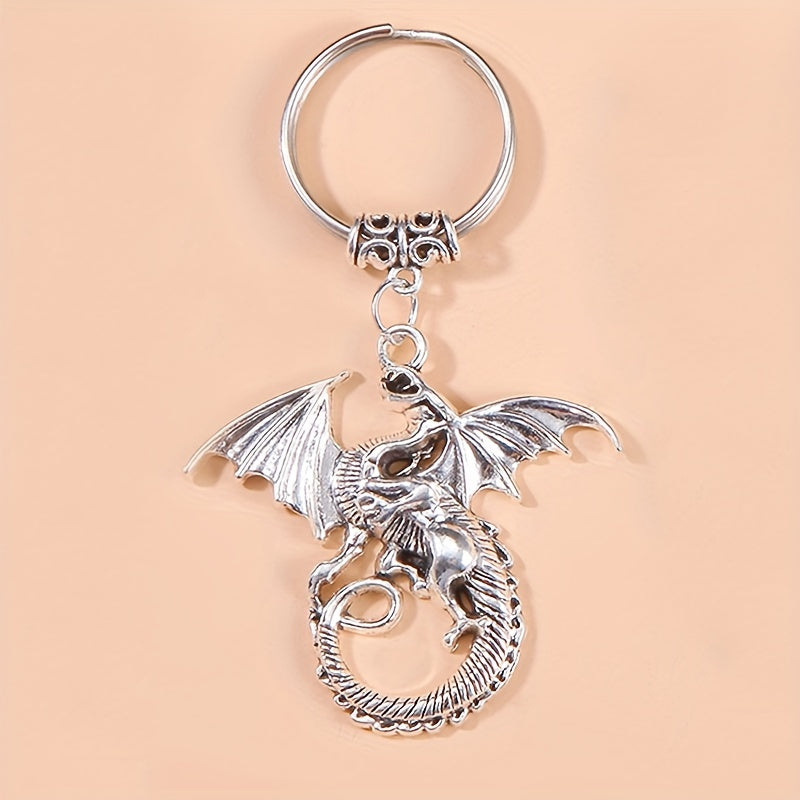 Dragon Decorative Keychain For Men Backpack Car Decoration Gift