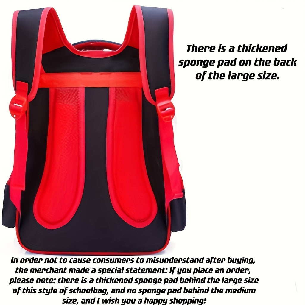 Boys' Children's Backpack Spine Protection Schoolbag