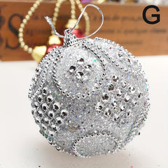 Christmas Diamond Bead Chain & High-end Foam Ball Decoration