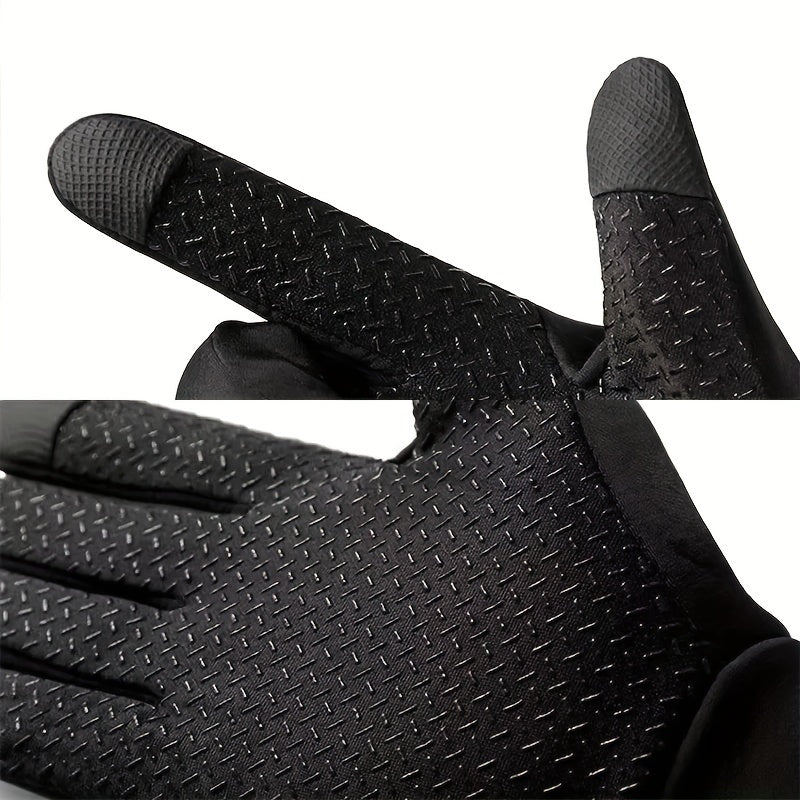 Warm Anti Slip Touch Screen Winter Gloves - Waterproof for Ski Fishing Cycling