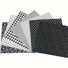 7pcs Floral Cotton Fabric Bundles For DIY Sewing Crafts