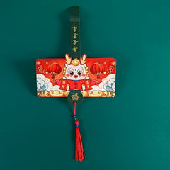 3D Folding Red Envelopes Dragon Design for Loved Ones