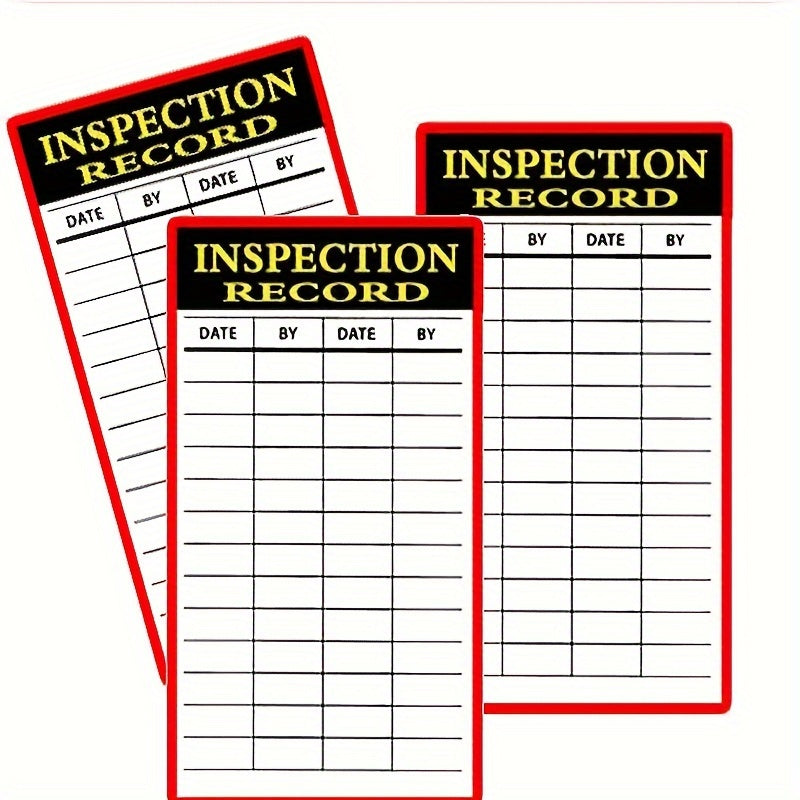 20pcs Inspection Record Inventory Transport Tray Stickers