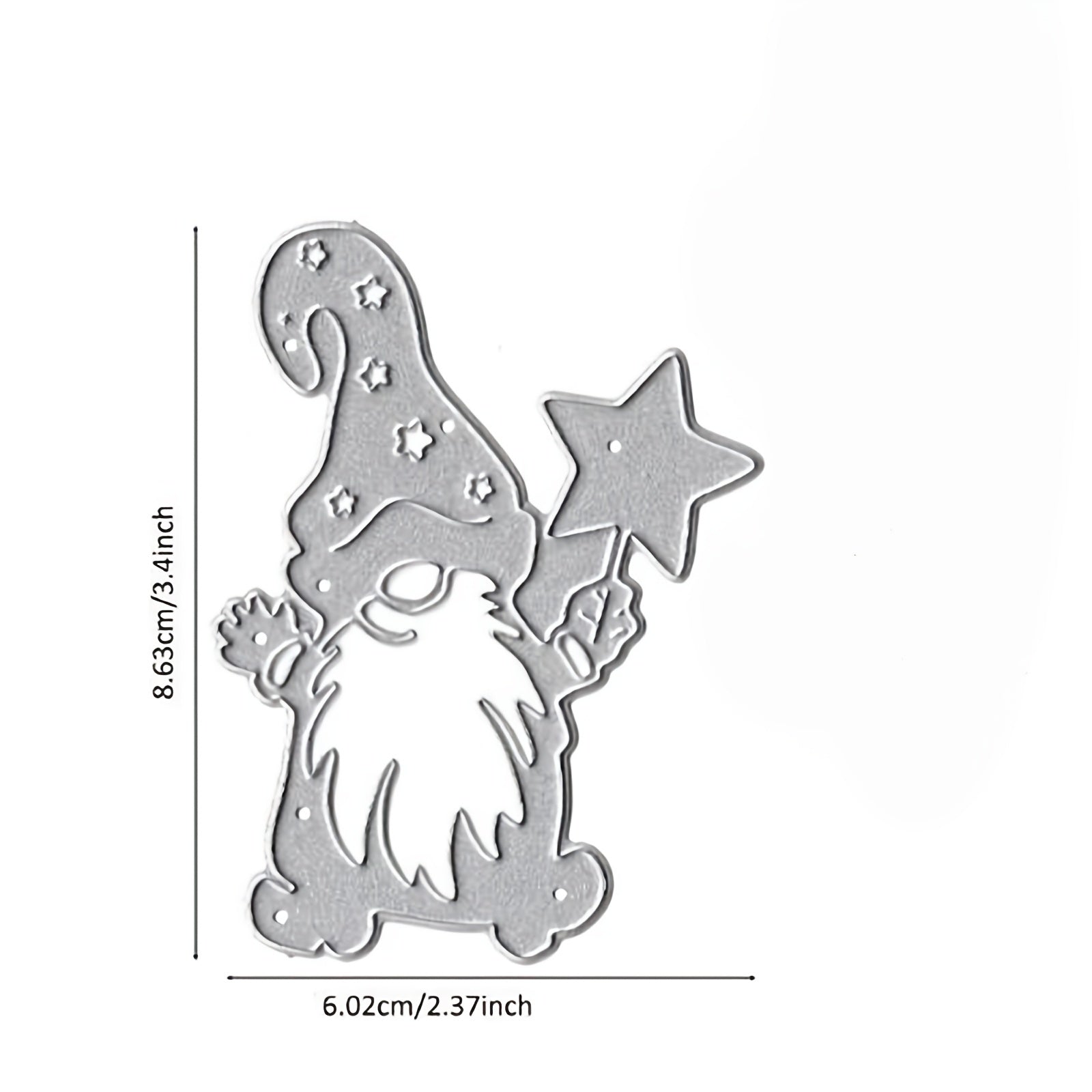 Christmas Santa Claus Die Cuts Snowflake Santa Cutting Dies DIY Scrapbooking