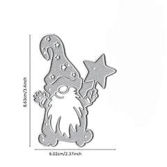 Christmas Santa Claus Die Cuts Snowflake Santa Cutting Dies DIY Scrapbooking