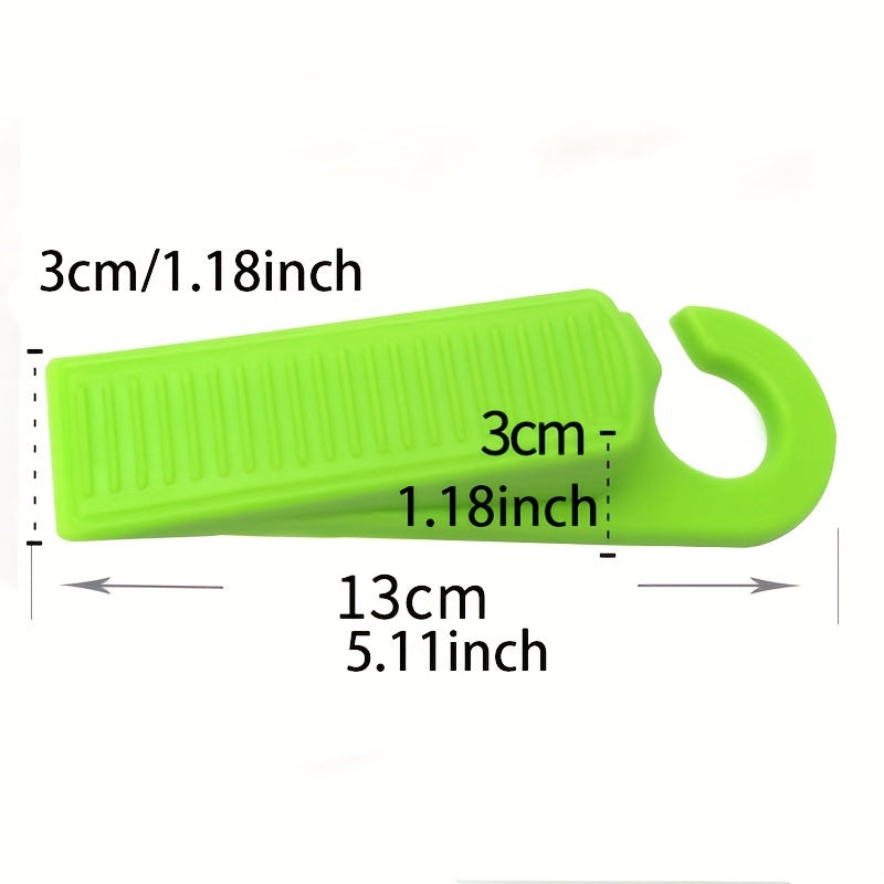 2pcs Anti-Pinch Door Stoppers with Hook, Removable Safety Equipment