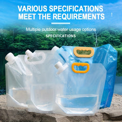 5L Foldable Portable Water Bag for Outdoor Camping Hiking