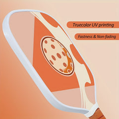 Carbon Fiber Pickleball Paddle Set with 2 10mm PP Honeycomb Core Rackets