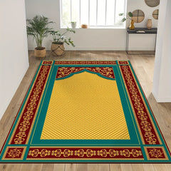 Large Prayer Rug Non-slip Floral Outdoor Indoor Mat