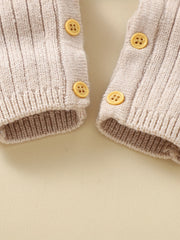 Infant Long Sleeve Knit Jumpsuit Onesie