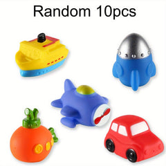 LEEKOTEI Bath Toy Water Squirters Set Mixed Colors for Baby Toddler