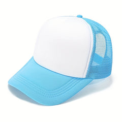 Men's Summer Sun Protection Baseball Cap with Mesh - Block
