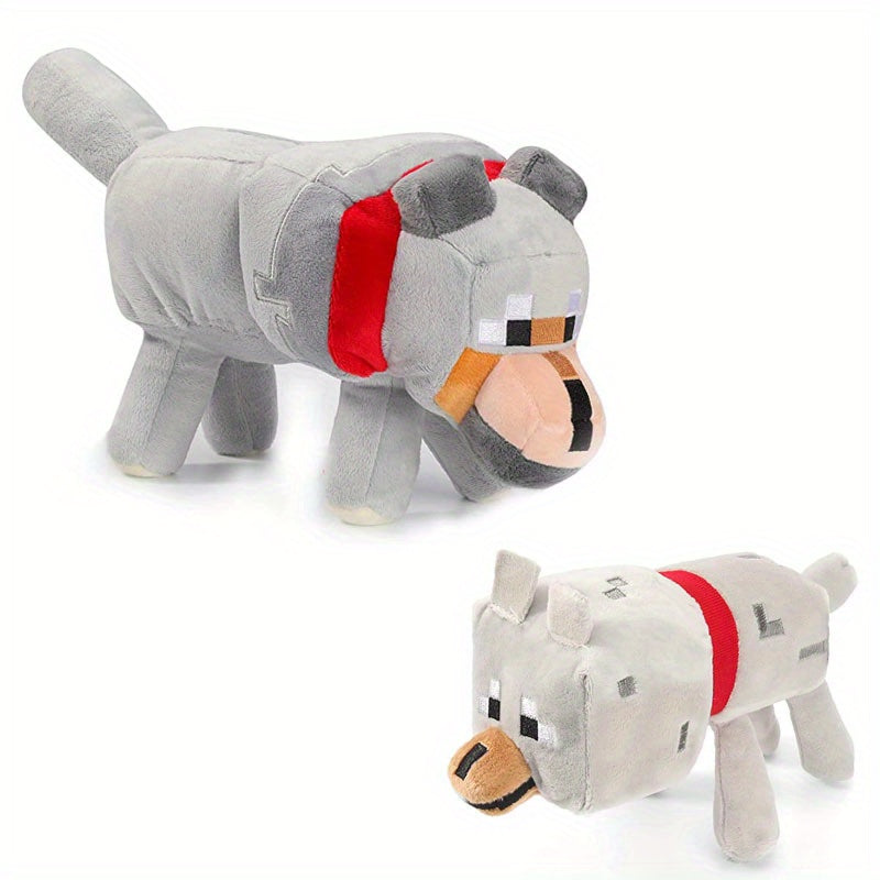 Big Bad Wolf and Little Gray Wolf Plush Dolls Gift Toys