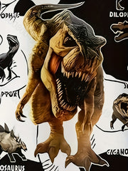 Dinosaur 3D Print Tee Tops Boys Round Neck Short Sleeve T shirt