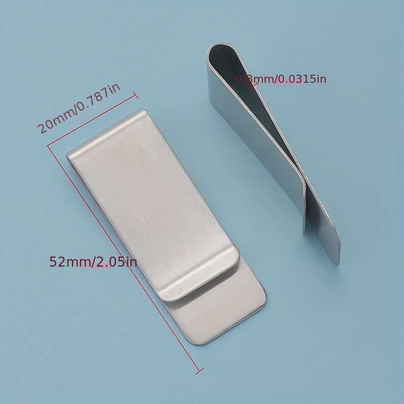 5pcs Stainless Steel Men's Tie Clips, Business Tie Accessories