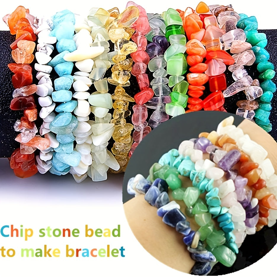 Natural Stone Beads Gemstone Crystal Loose Bead DIY Bracelet Jewelry Making