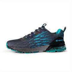Men's Lace-up Running Sneakers Breathable Athletic Shoes