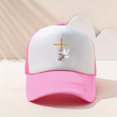 Happy Easter Baseball Cap Mesh Trucker Hat