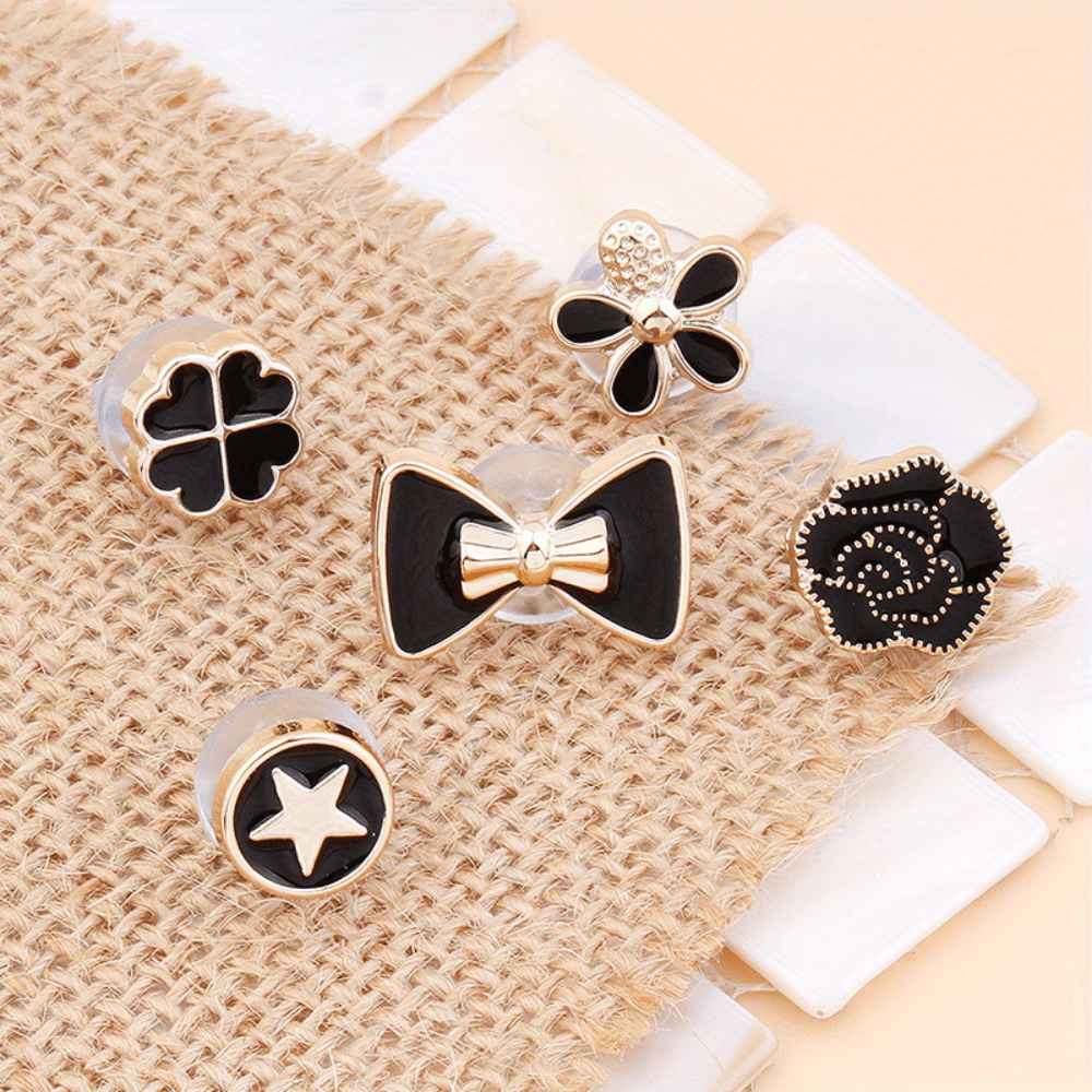 10pcs Silicone Shirt & Collar Non Slip Buckles Easy to Use
