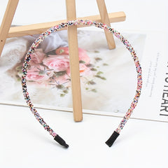 5pcs Girls Sequin Headband Hair Accessories Holiday Gift